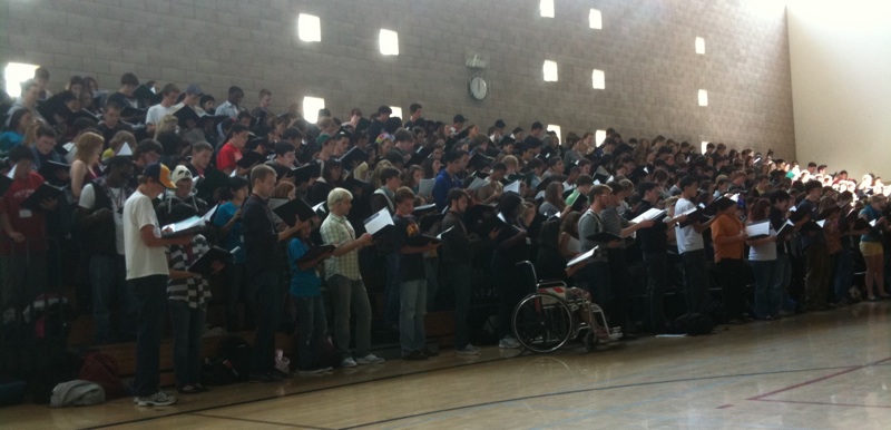 Chanticleer and 12 High School Choirs